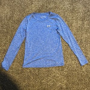 Women’s UA Tech Twist Crew Long Sleeve Blue
